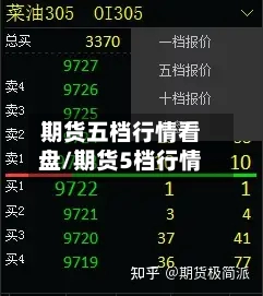 期货五档行情看盘/期货5档行情