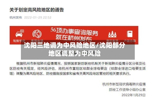 沈阳三地调为中风险地区/沈阳部分地区调整为中风险-第3张图片