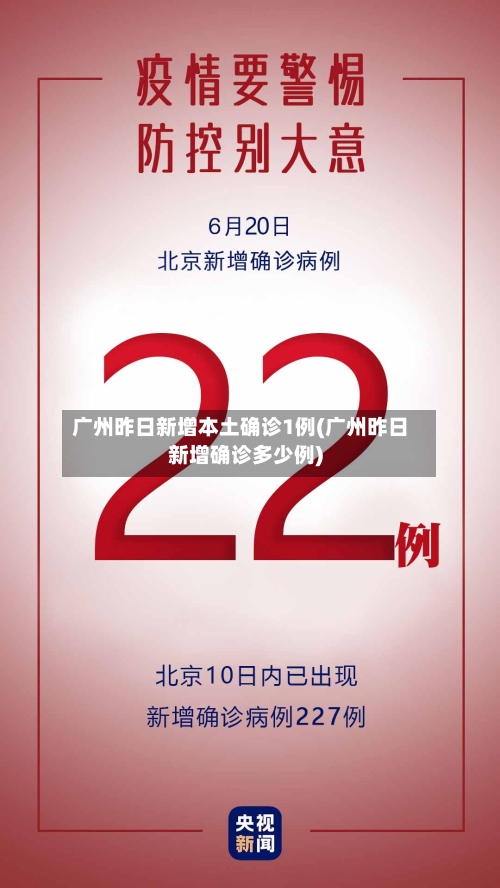 广州昨日新增本土确诊1例(广州昨日新增确诊多少例)