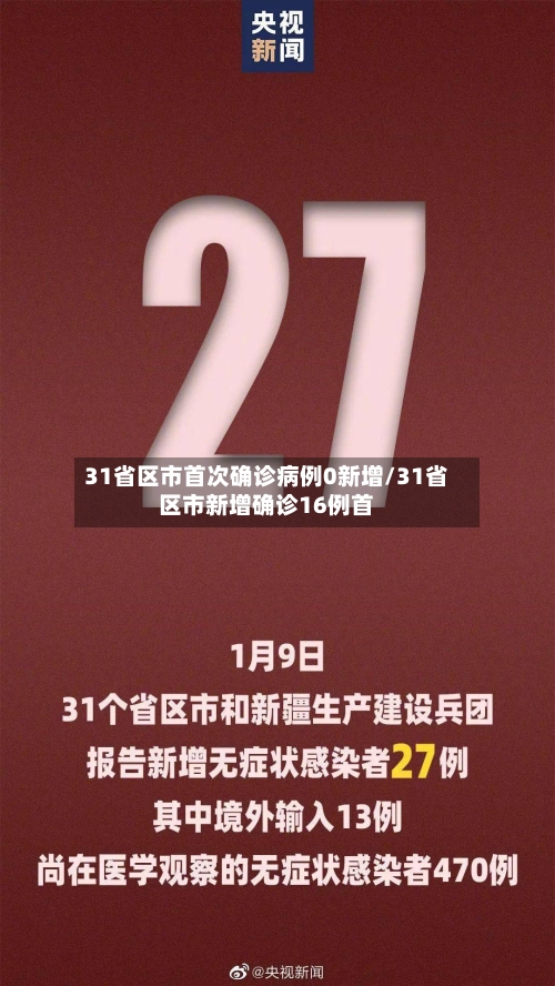 31省区市首次确诊病例0新增/31省区市新增确诊16例首-第3张图片