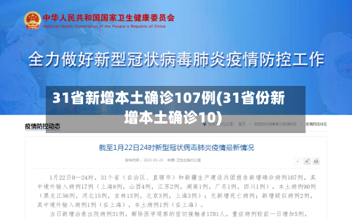 31省新增本土确诊107例(31省份新增本土确诊10)-第3张图片