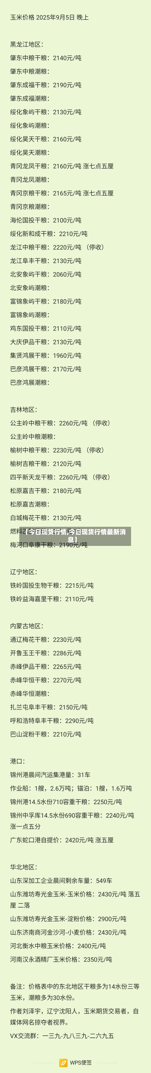 【今日现货行情,今日现货行情最新消息】-第2张图片