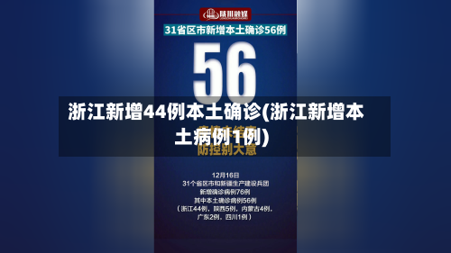 浙江新增44例本土确诊(浙江新增本土病例1例)-第2张图片