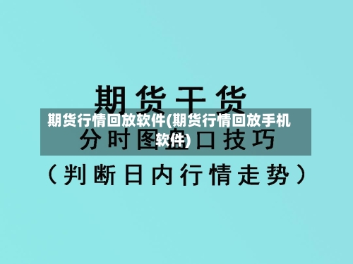 期货行情回放软件(期货行情回放手机软件)