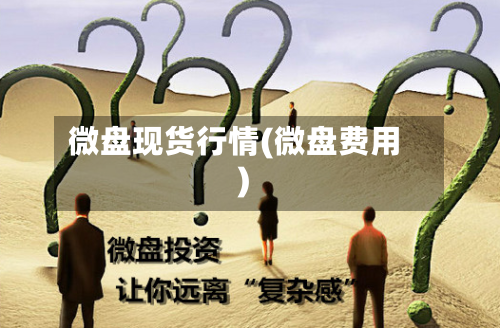 微盘现货行情(微盘费用)