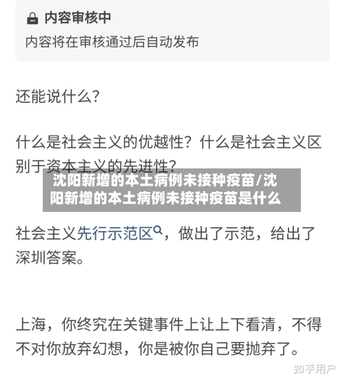 沈阳新增的本土病例未接种疫苗/沈阳新增的本土病例未接种疫苗是什么-第3张图片