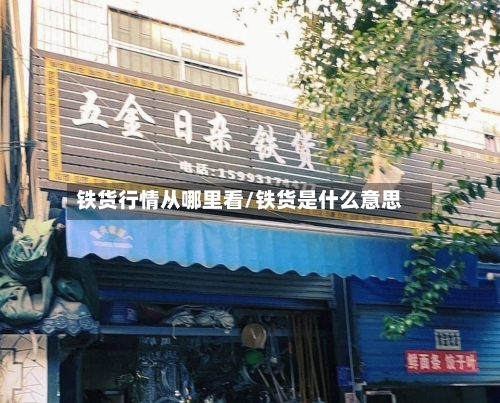铁货行情从哪里看/铁货是什么意思