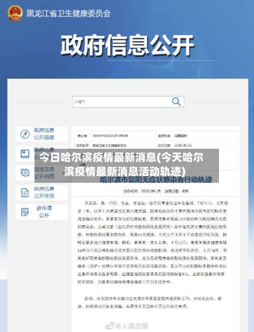 今日哈尔滨疫情最新消息(今天哈尔滨疫情最新消息活动轨迹)-第2张图片