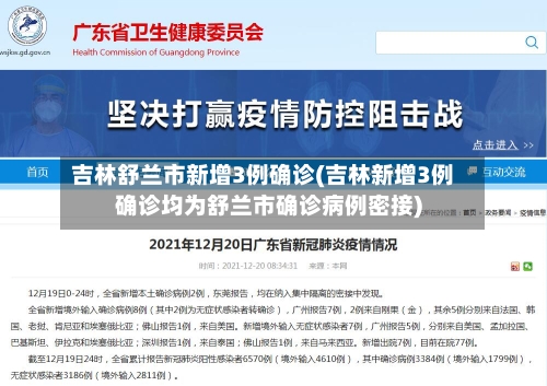 吉林舒兰市新增3例确诊(吉林新增3例确诊均为舒兰市确诊病例密接)-第2张图片
