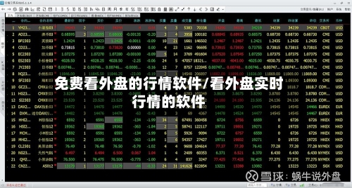 免费看外盘的行情软件/看外盘实时行情的软件