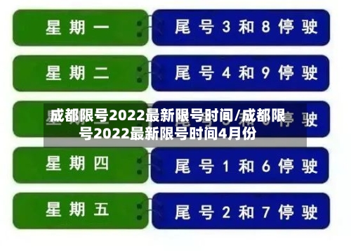 成都限号2022最新限号时间/成都限号2022最新限号时间4月份-第3张图片