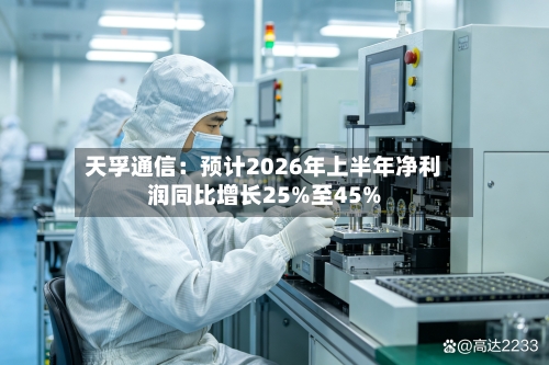 天孚通信：预计2026年上半年净利润同比增长25%至45%