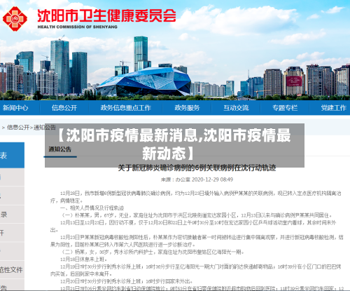 【沈阳市疫情最新消息,沈阳市疫情最新动态】-第3张图片