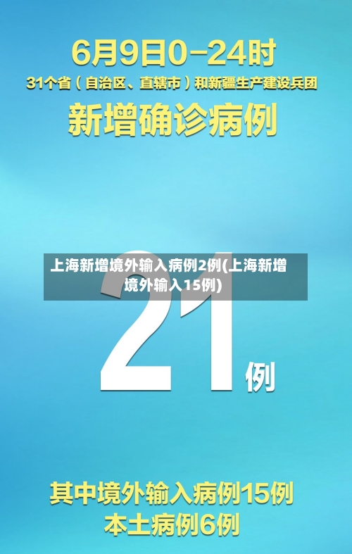 上海新增境外输入病例2例(上海新增境外输入15例)