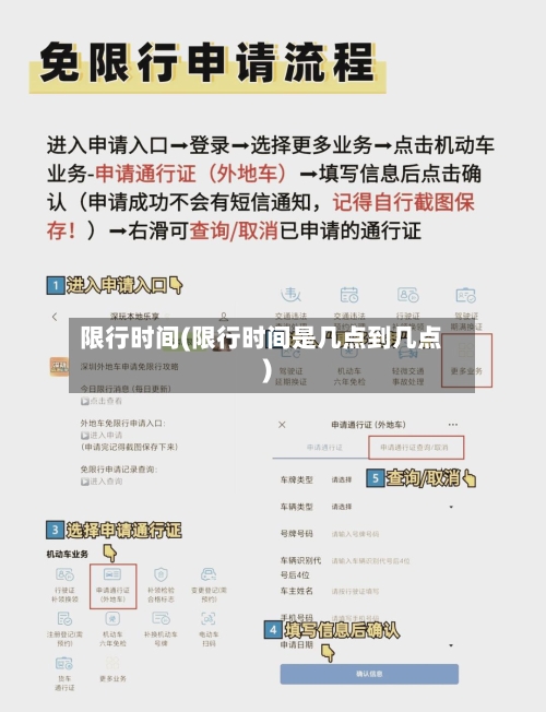 限行时间(限行时间是几点到几点)-第2张图片