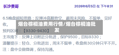 烟台棕榈油费用行情/烟台棕榈油批发