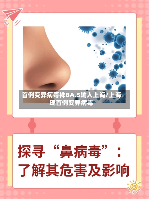 首例变异病毒株BA.5输入上海/上海现首例变异病毒