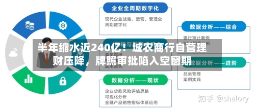 半年缩水近240亿！城农商行自营理财压降，牌照审批陷入空窗期-第3张图片