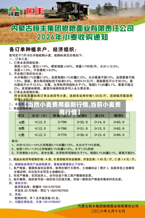 【当然小麦费用最新行情,当前小麦费用行情】-第2张图片
