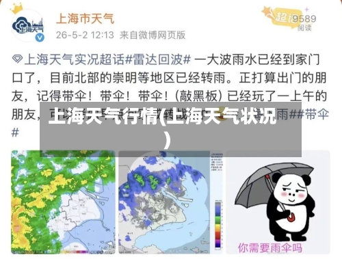 上海天气行情(上海天气状况)