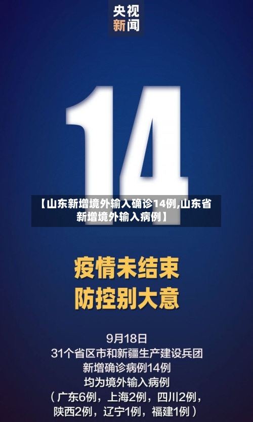 【山东新增境外输入确诊14例,山东省新增境外输入病例】