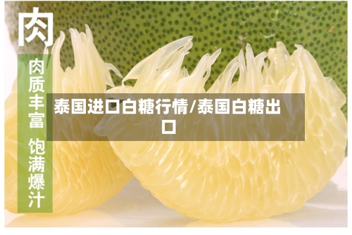 泰国进口白糖行情/泰国白糖出口-第3张图片