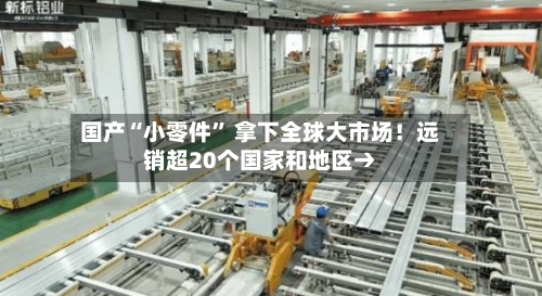 国产“小零件	” 拿下全球大市场！远销超20个国家和地区→-第2张图片