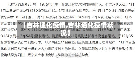 【吉林通化疫情,吉林通化疫情状况】-第2张图片