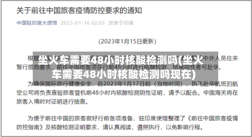 坐火车需要48小时核酸检测吗(坐火车需要48小时核酸检测吗现在)-第3张图片