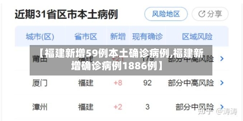 【福建新增59例本土确诊病例,福建新增确诊病例1886例】