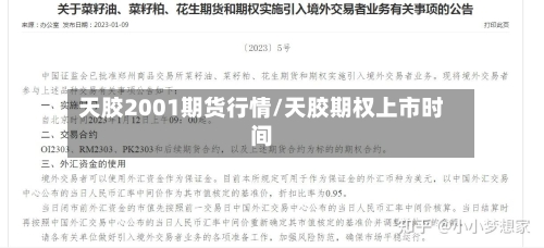 天胶2001期货行情/天胶期权上市时间-第2张图片