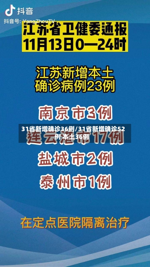 31省新增确诊36例/31省新增确诊52例 本土36例-第3张图片