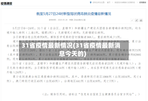 31省疫情最新情况(31省疫情最新消息今天的)-第2张图片