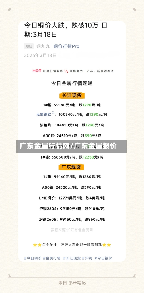 广东金属行情网/广东金属报价