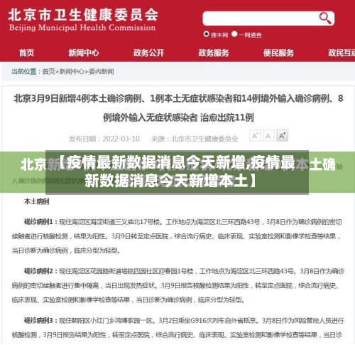 【疫情最新数据消息今天新增,疫情最新数据消息今天新增本土】-第2张图片
