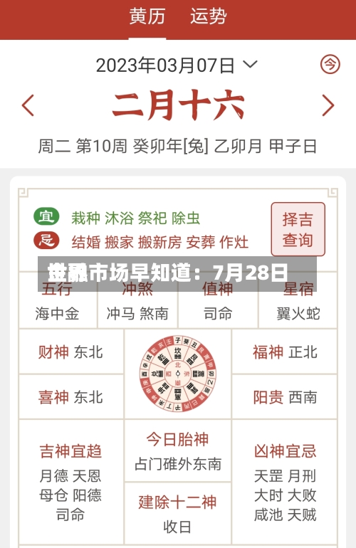 世界金融市场早知道：7月28日-第2张图片
