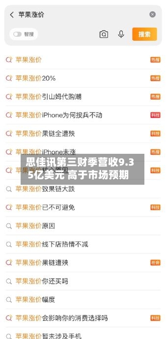 思佳讯第三财季营收9.35亿美元 高于市场预期-第2张图片