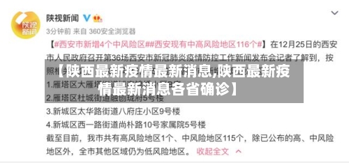 【陕西最新疫情最新消息,陕西最新疫情最新消息各省确诊】-第3张图片