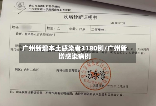 广州新增本土感染者3180例/广州新增感染病例
