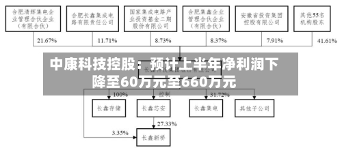 中康科技控股：预计上半年净利润下降至60万元至660万元