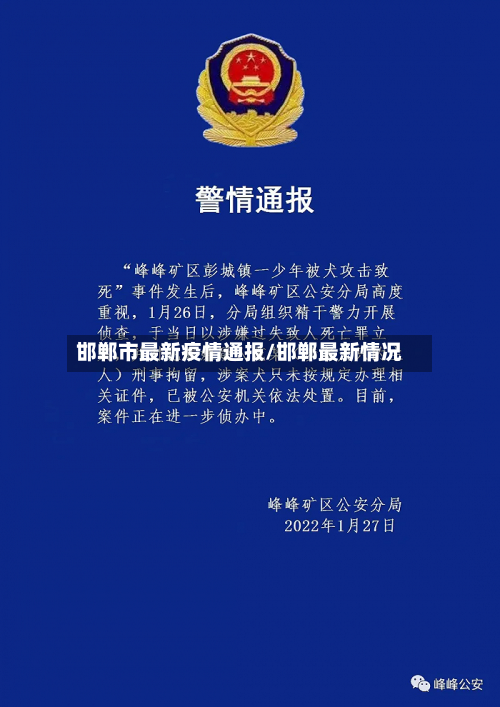 邯郸市最新疫情通报/邯郸最新情况-第2张图片