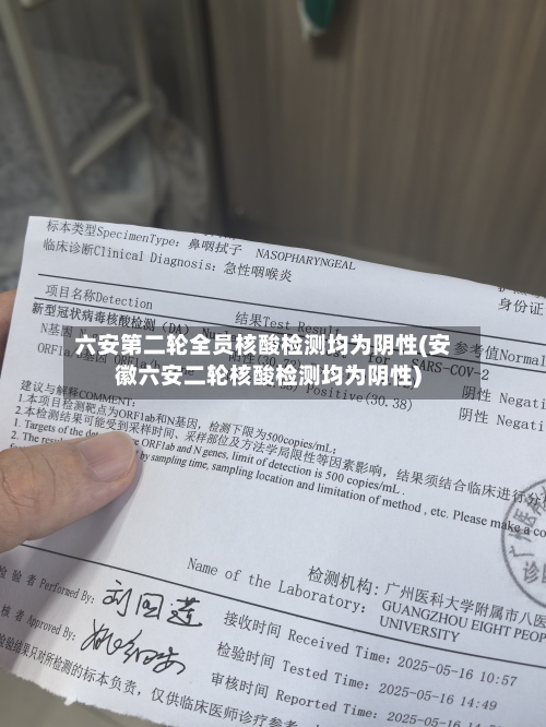 六安第二轮全员核酸检测均为阴性(安徽六安二轮核酸检测均为阴性)