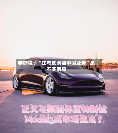 特斯拉：“正考虑剥离中国业务	”是不实消息-第2张图片