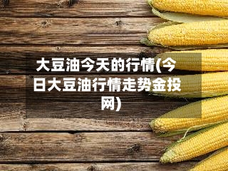大豆油今天的行情(今日大豆油行情走势金投网)-第2张图片