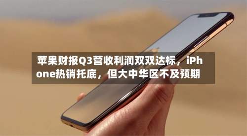 苹果财报Q3营收利润双双达标，iPhone热销托底	，但大中华区不及预期-第2张图片