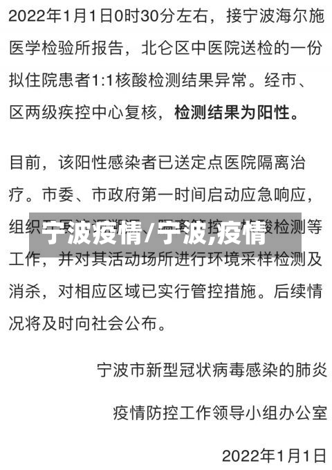 宁波疫情/宁波,疫情-第2张图片