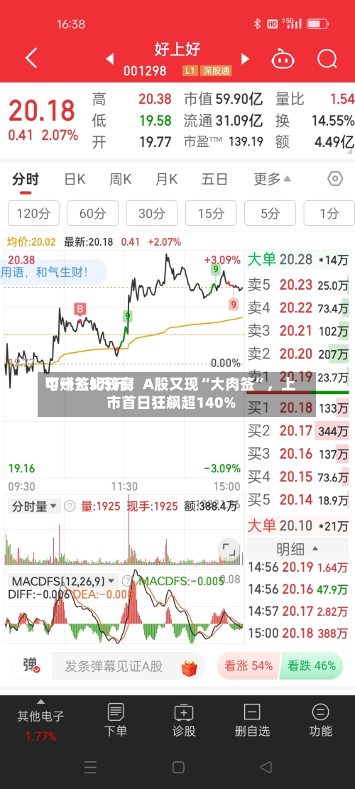 中一签比较高可赚7.5万元！A股又现“大肉签”，上市首日狂飙超140%-第3张图片