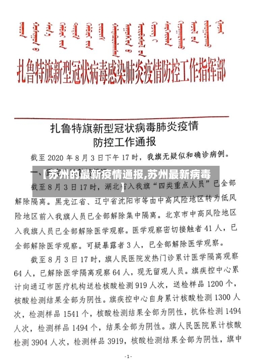 【苏州的最新疫情通报,苏州最新病毒】-第2张图片